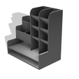 2.png Modular Pen Holder – 3D Printable Desk Organizer (STL, STEP, Fusion 360)