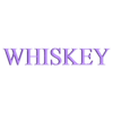 WHISKEY.stl TACTICAL MILITARY PATCH / PATCH / AIRSOFT BADGE