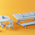 06.png Tables and seats set (28mm)