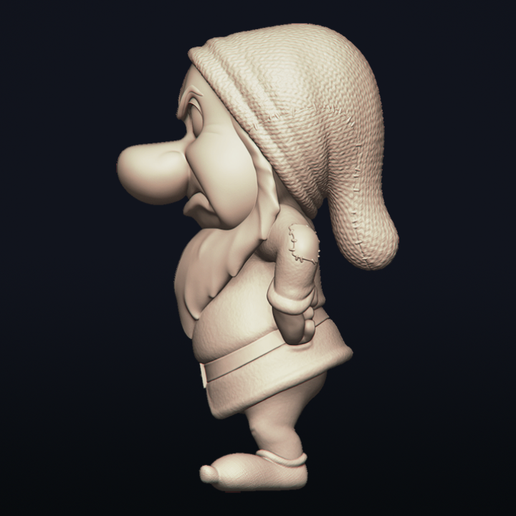 🐉 Grumpy Disney・ STL File for ・Cults