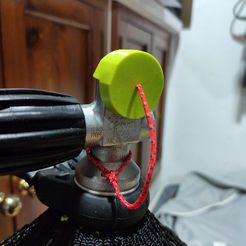 c1.jpeg STL file Flexible dust cap for diving cylinder・3D printing model to download