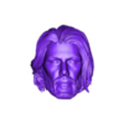 275. Jhon Wick head VF (Standar Peghole).stl Baba Yaga Kit 3D printable File For Action Figures