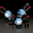 Magnemite01.jpg Magneton / Magnemite Pokémon 3D print model