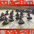 IJA Paratroopers Infantry.png 28mm IJA Imperial Japanese Army Paratropers Squad WW2 Multi Pose