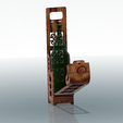 Bottle-holder-03 v17-05.png Elegant wine box vertical Bottle d80x330 mm holder wbh-03 for 3D print model