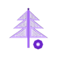 Window Christmas tree.stl Steam Punk style Christmas tree  deco
