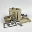 IMG_9172.jpg STL file Retro Computer - Desk Organizer, Picture Frame, Fidget Keyboard・3D printer model to download