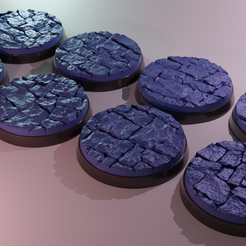 ovw.png 8x 40mm base with cobblestone v5 (+toppers)