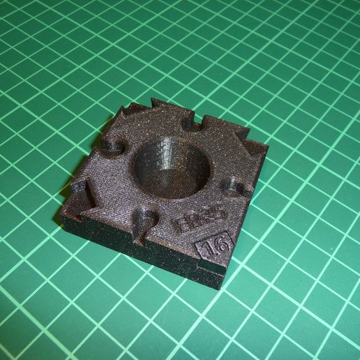 Modular ER25 Collet Tray - 3D model önizlemesi