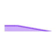 End Slope 80mm Wide Right.stl Model Railway Single Side Platform Concrete Block Base multi Widths
