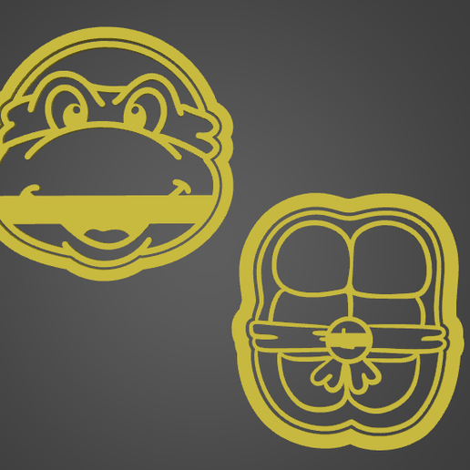 Ninja Turtles Cutters 3D model
