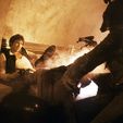 Han-and-Greedo.jpg Mos Eisley Cantina Table and Chairs - Han Solo - Greedo