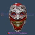 Joker_Mask_01.jpg Clown Joker Mask Death of the Family Cosplay Halloween Helmet