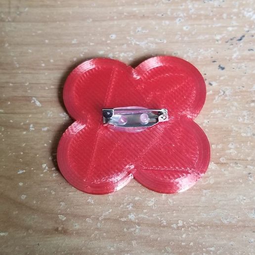 🧷 Poppy Pin・ STL File for ・Cults