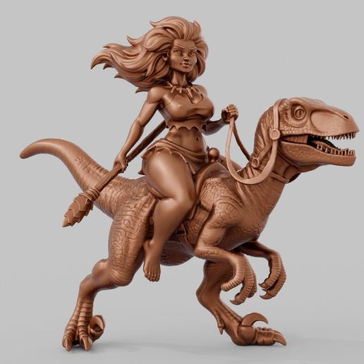 Savage Grace: The Primal Raptor-Rider