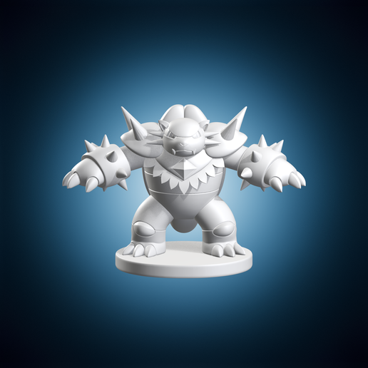 Chesnaught Pokemon Character 3D Model