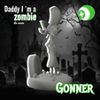 Frame-8.png 🏴‍☠️Gonner By Daddy, I'm a Zombie - CHARACTER SCULPTURE 3D STL (KEYCHAIN) 🧟‍♂️