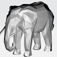Elephant_S1.png Elephant low poly