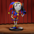 Pomni_Render_003.png POMNI CON UNA PISTOLA - La asombrosa figura del circo digital