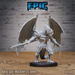 3161-Winged-Half-Dragon-Medium-v2_1.png Winged Half Dragon / Evil Dragonborn Warrior / Draconic War Lizard / Reptile Servant / Dragonkin / Drake Army