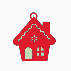casita.png gingerbread house Christmas ornament