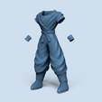 Main Render No Color 02.png Dragon Ball Goku - Outfit - Character Modeling