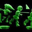 parts-2.jpg Young Link Ocarina of Time Majora's Mask Statue 3D print The Legend of Zelda Nintendo