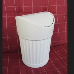 dose_gerade_p001.jpg STL file TABLE WASTE GARBAGE CAN IN STRAIGHT RIFFLE DESIGN・3D printing design to download