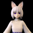 untitled.69.png Download STL file ANIME CHARACTER GIRL SCULPTURE 3D PRINT MODEL 2 • 3D print object, 3DCNC