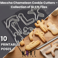 Meccha-Chameleon_1.png Cortadores de Galletas Meccha Chameleon