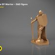 characters6.jpg ELF WARRIOR CHARACTER GAME FIGURE 3D print model