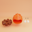 Urun-parcalari.png Cute Campfire  (Howl's Moving Castle Dan)