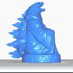 godzilla-right.png Free STL file Godzilla Buddha w/ Spines (TV / Movies Collection)・3D printer model to download
