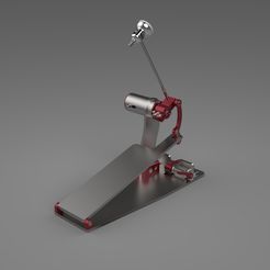 Render .jpg 3D file Bass Drum Pedal・3D printer model to download