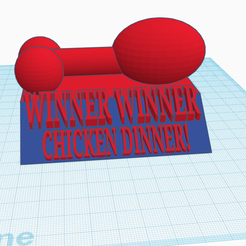 Screenshot-5.png STL file winner winner chicken dinner trophy・3D printing idea to download