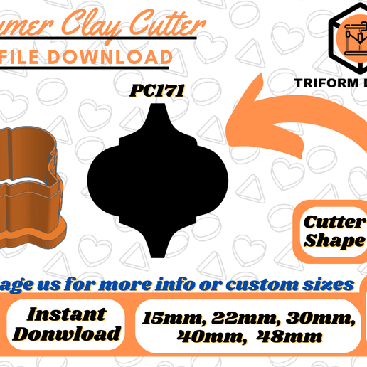 Lantern Polymer Clay Cutter | PC171 3D model