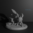 Umbreon6.png Umbreon pokemon 3D print model