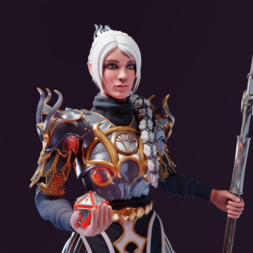 👩 Shadowheart - Baldurs Gate 3・ 3D File for 3D printing・Cults