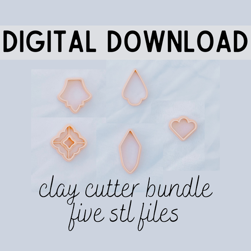 Polymer Clay Cutter Set 3D model