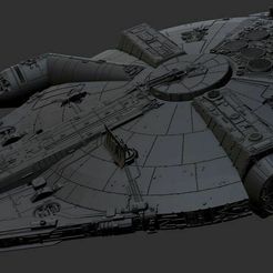 MiFa.JPG Бесплатный STL файл Mandun's Millennium Falcon repaired・3D-печатный объект для загрузки
