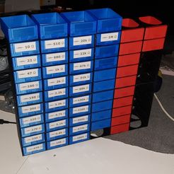 PVA mL ae a8 Component drawer rack. (modules)