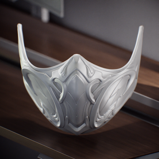 subzero_Viewport_001.png Masque SubZero Mortal Kombat - Masque SubZero du jeu vidéo MK1