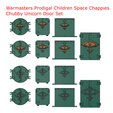 Warmasters Prodigal Children Space Chappies Chubby Unicorn Door Set Or 4a oF Se Warmasters Prodigal Children Space Chappies Chubby Unicron Doors - Sons of Horus Deimos Rhino Doors