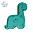 Kawaii_8cm_2pc_06_C.png Lovely Animals (16 files) - Cookie Cutter - Fondant - Polymer Clay
