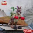 k.jpg Print In Place Cute Flexi Kangaroo