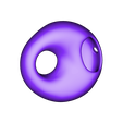 circleholepen.OBJ Fichier OBJ Pendentif géométrique・Modèle à télécharger et à imprimer en 3D