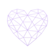 Geometric-Heart.stl Geometric Heart Decoration