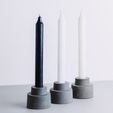 il_1140xN.2377285446_5hly.jpg Concrete Candlestick Holder Candle Decor