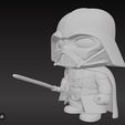 Darth-Vader-4.jpg Mini Hero Darth Vader Style Figure 3D Printable STL FBX OBJ GLB 3D print model
