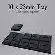 25mm-Tray-pic-2x5.jpg Simple Movement Trays (for 25mm square bases)